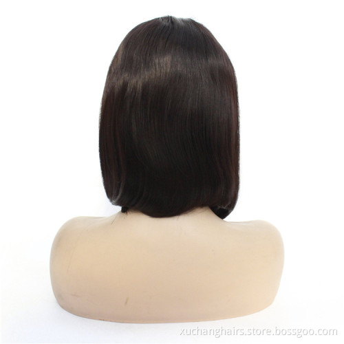 short black synthetic wig bob lace front synthetic wig black woman synthetic wig